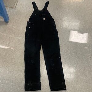 Carhartt Black Insulated Overalls